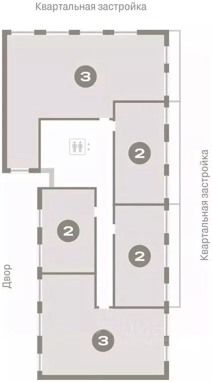 2-к кв. Омская область, Омск  (83.12 м) - Фото 1