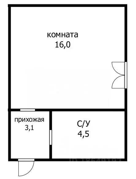 Студия Краснодарский край, Анапа Алексеевка мкр, ул. Ленинградская, 54 ... - Фото 2