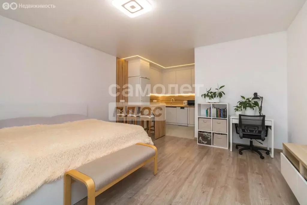 Квартира-студия: Уфа, Бакалинская улица, 21 (41.1 м) - Фото 0