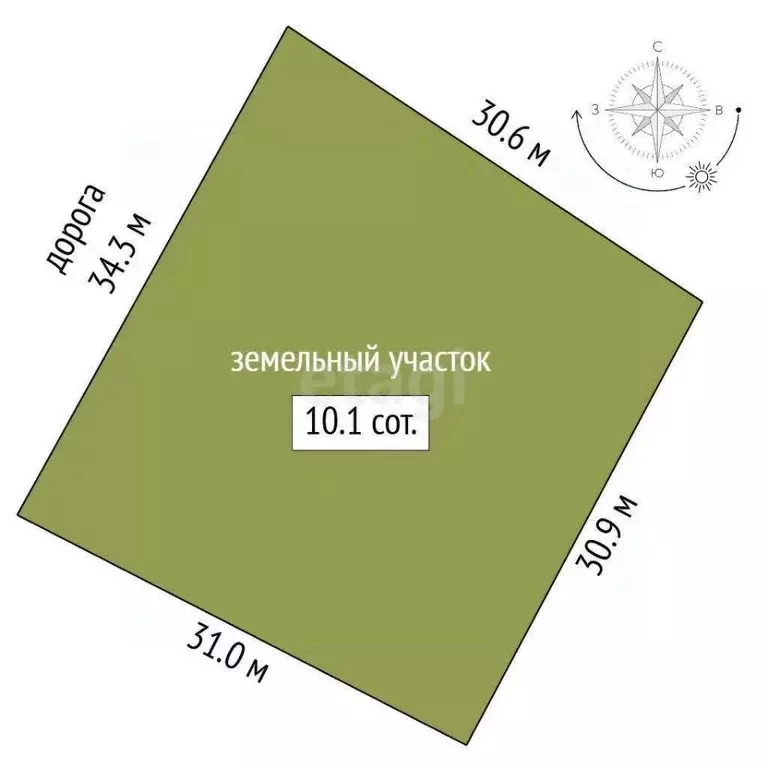 Участок в Ярославская область, Ярославский муниципальный округ, д. ... - Фото 1