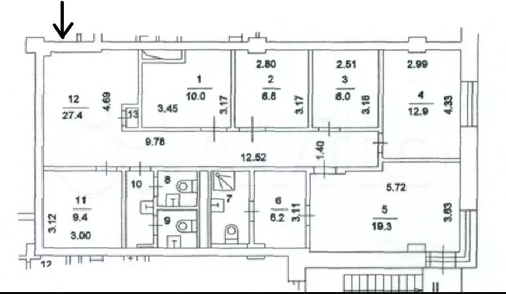 Аренда офиса 115 м2 м. Парк культуры в цао - Фото 0