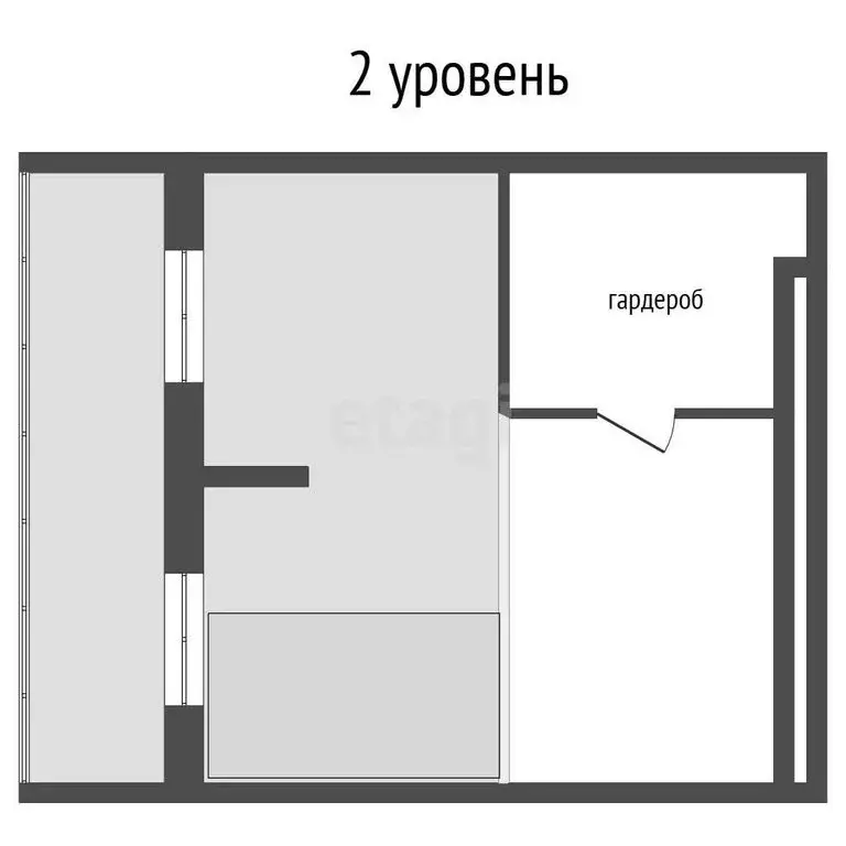 2-комнатная квартира: микрорайон Рощино, улица Александра Федоровича, ... - Фото 2