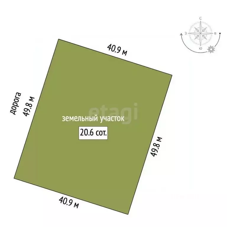 Участок в Архангельская область, Котлас ул. Ушинского (20.0 сот.) - Фото 1