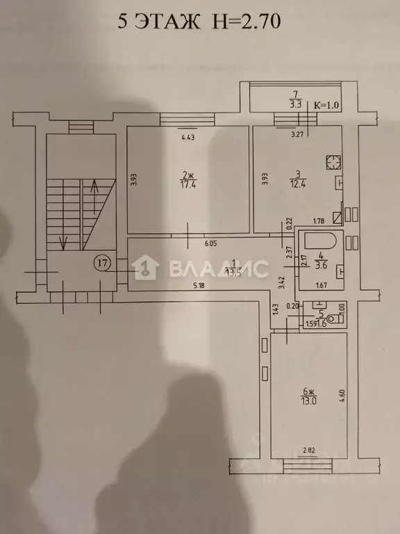 2-к кв. Калининградская область, Калининград Чкаловск мкр, ул. ... - Фото 2