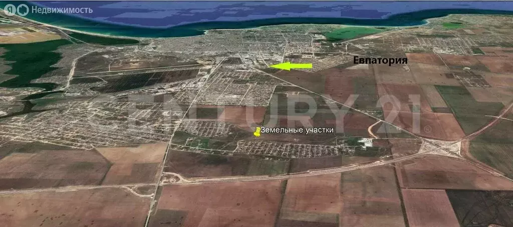 Участок в Сакский район, село Суворовское (6 м) - Фото 1