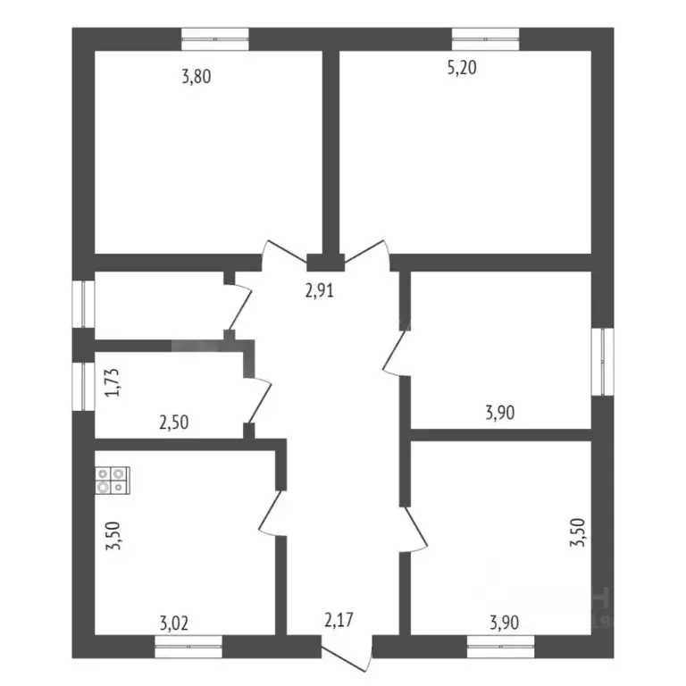 Коттедж в Тюменская область, Тюмень ул. Узкоколейная (103 м) - Фото 1