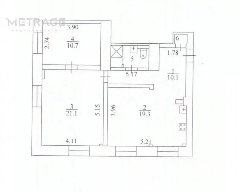 3-к кв. Новосибирская область, Новосибирск ул. Свердлова, 3 (65.6 м) - Фото 0
