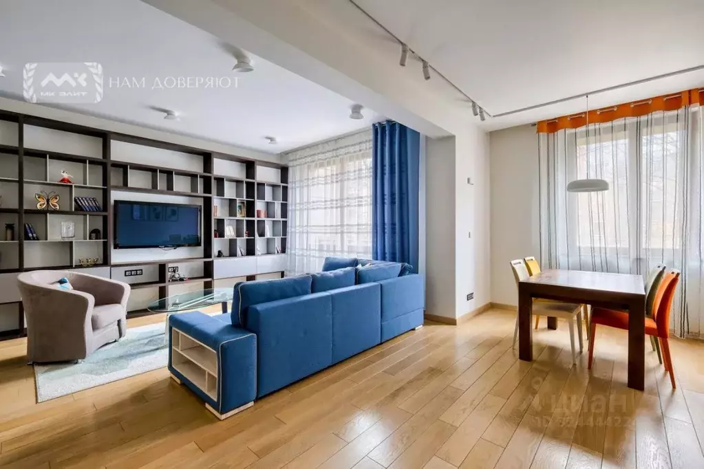 2-к кв. Санкт-Петербург ул. Смольного, 4к2 (85.0 м) - Фото 2