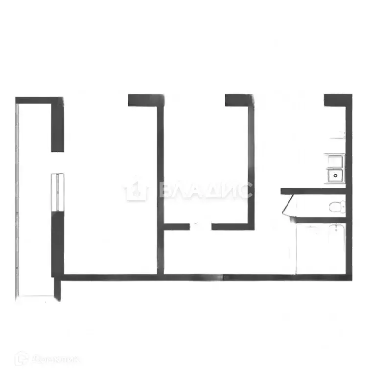 Продаётся 2-к квартира, 53.1 м - Фото 1