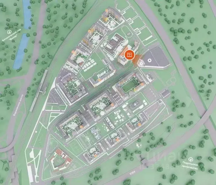 2-к кв. Московская область, Ленинский городской округ, пос. Битца ... - Фото 2