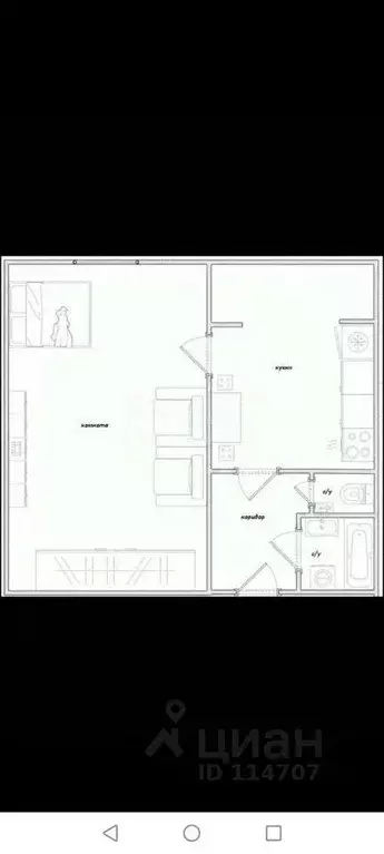 1-к кв. Москва Братеевская ул., 18К1 (38.0 м) - Фото 2