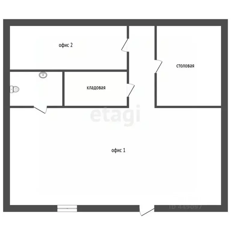 Офис в Смоленская область, Смоленск Колхозный пер., 15Г (120 м) - Фото 2