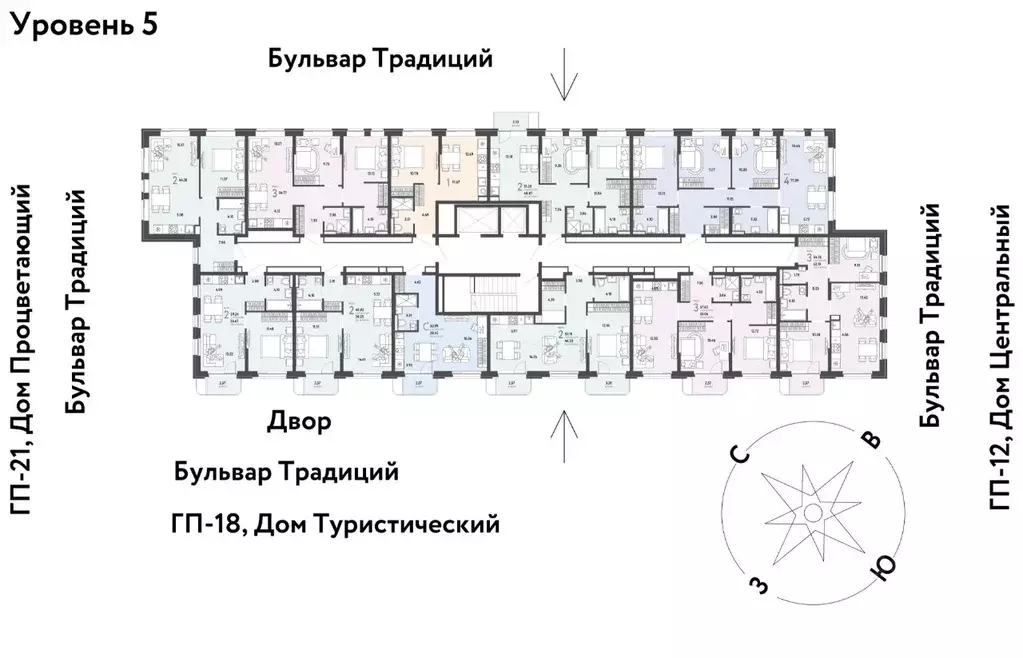Студия Тюменская область, Тюмень ул. Андрея Кореневского, 3к1 (30.99 ... - Фото 2