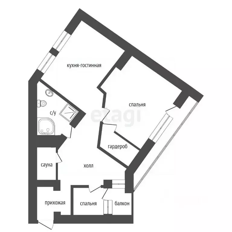 2-к кв. Красноярский край, Красноярск ул. Весны, 7Б (104.2 м) - Фото 2