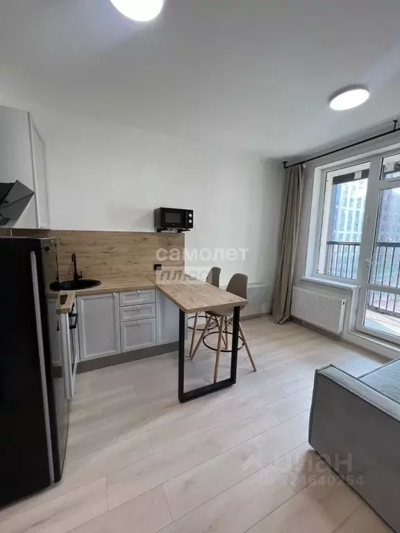 Студия Санкт-Петербург аллея Арцеуловская, 9 (23.77 м) - Фото 2