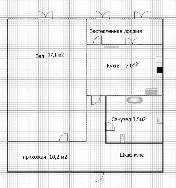 1-к кв. Башкортостан, Уфа Шакша-Южная жилрайон, ул. Гвардейская, 48/3 ... - Фото 2