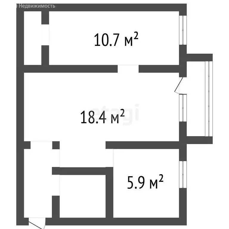 2-комнатная квартира: Воронеж, улица Героев Стратосферы, 22А (43.4 м) - Фото 1