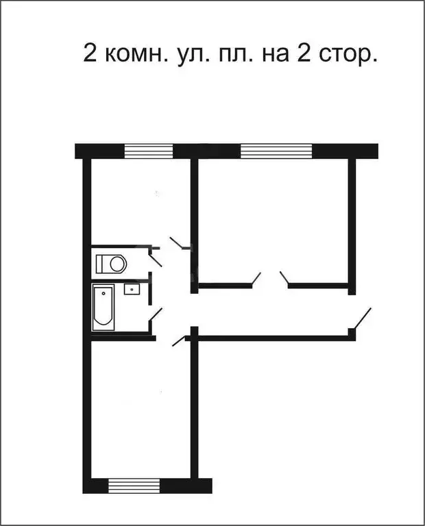 2-комнатная квартира: Миньяр, улица Кирова, 77 (49 м) - Фото 0