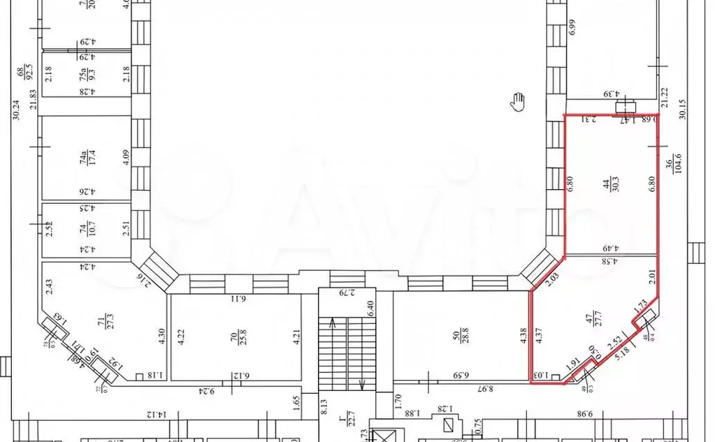 Сдается офис, 58 м2 (В) - Фото 0