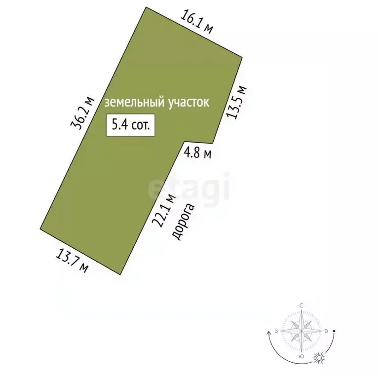 Участок в Крым, Феодосия ул. Панова (5.4 сот.) - Фото 2
