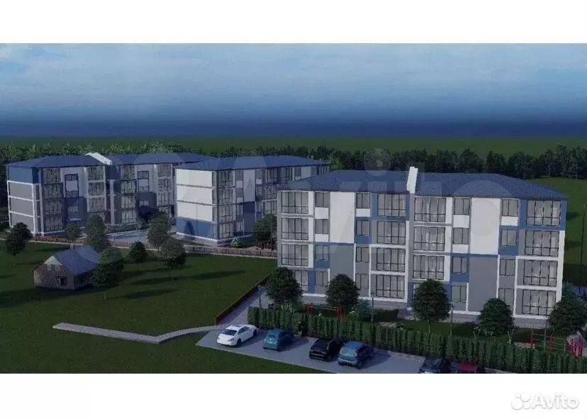 1-к. квартира, 35,9 м, 1/4 эт. - Фото 1