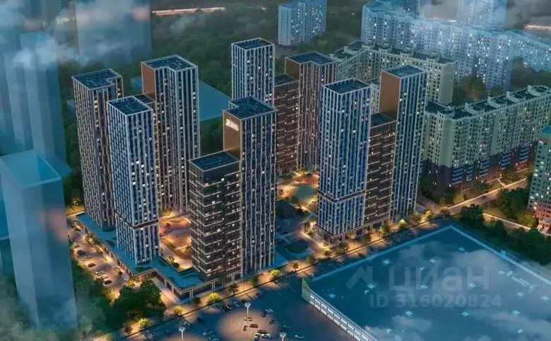 1-к кв. Московская область, Котельники Дюна жилой комплекс (49.08 м) - Фото 0