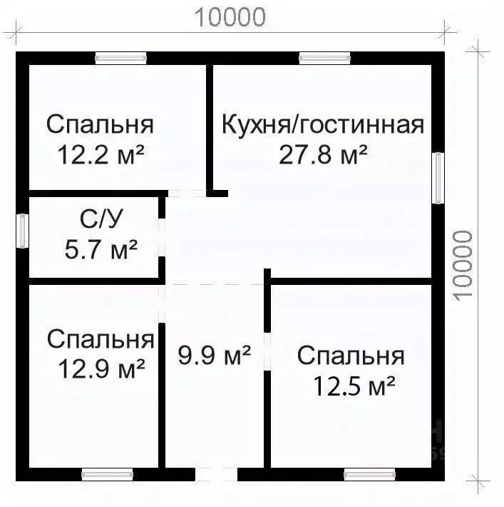 Дом в Нижегородская область, Нижний Новгород с. Чернуха,  (90 м) - Фото 2