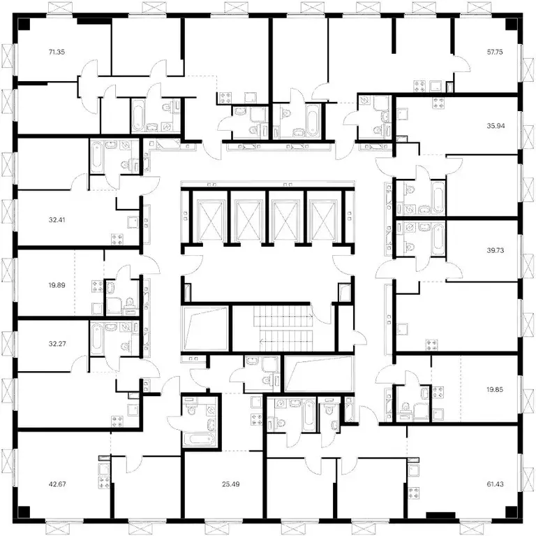 2-к кв. Москва Очаковское ш., 5к6 (60.4 м) - Фото 1