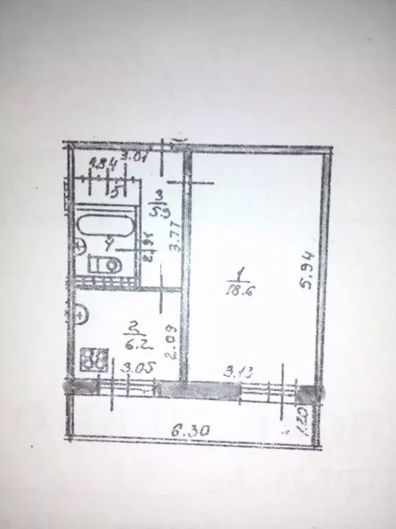 1-к кв. Марий Эл, Йошкар-Ола ул. Йывана Кырли, 19 (39.0 м) - Фото 1