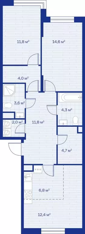 3-к кв. Московская область, Красногорск городской округ, д. Аристово  ... - Фото 1