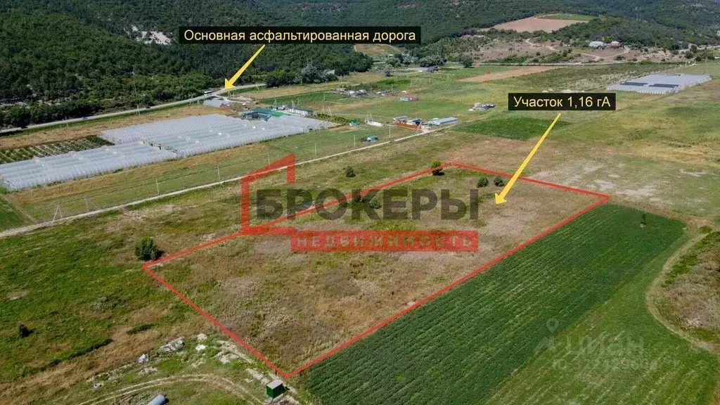 Участок в Севастополь с. Терновка, ул. Садовая (120.0 сот.) - Фото 1