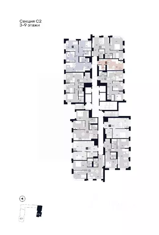 3-к кв. Москва Лодочная ул., 27К2 (78.5 м) - Фото 1