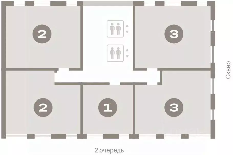 2-к кв. Новосибирская область, Новосибирск ул. Аэропорт, 88 (78.02 м) - Фото 1