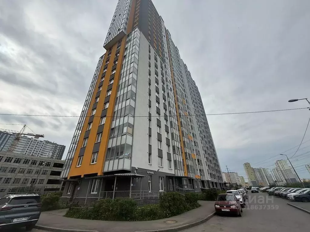1-к кв. Санкт-Петербург дор. Муринская, 14к2 (35.1 м) - Фото 1