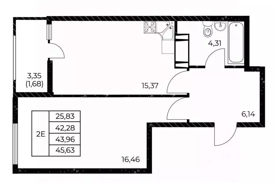 1-к кв. Ростовская область, Ростов-на-Дону Звезда Столицы 2 жилой ... - Фото 1