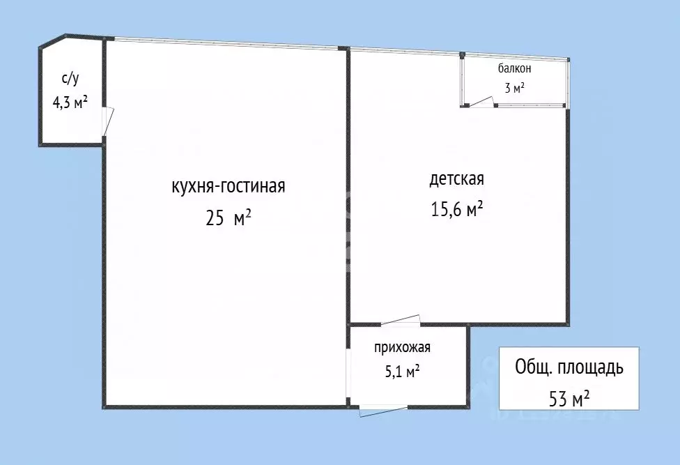 2-к кв. Дагестан, Махачкала просп. Амет-Хана Султана, 40 (53.0 м) - Фото 1