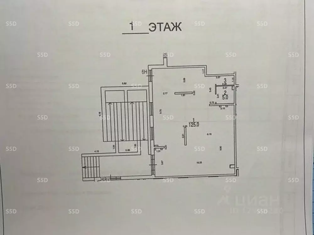 Помещение свободного назначения в Москва Кастанаевская ул., 65 (133 м) - Фото 2