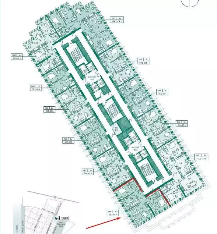 4-комнатная квартира: Москва, бульвар Братьев Весниных, 1 (93 м) - Фото 0