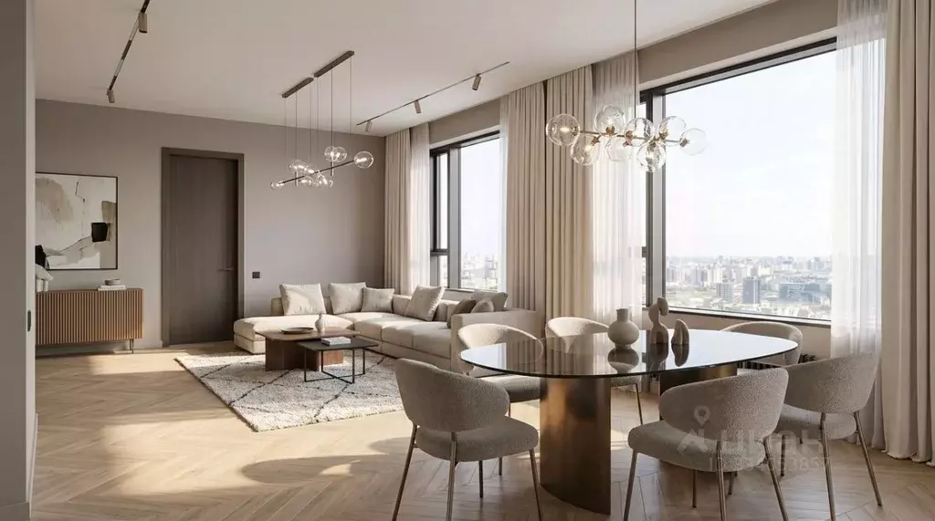 4-к кв. Москва Мичуринский просп., 56 (156.0 м) - Фото 1