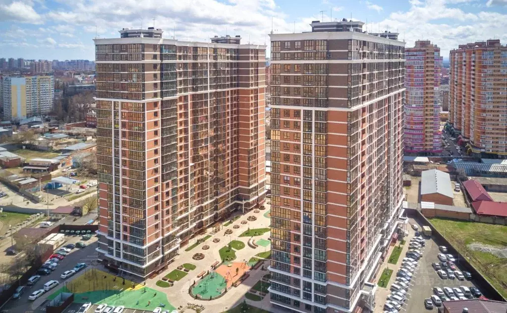 1-к кв. Краснодарский край, Краснодар Новороссийская ул., 90/2к1 (34.7 ... - Фото 1