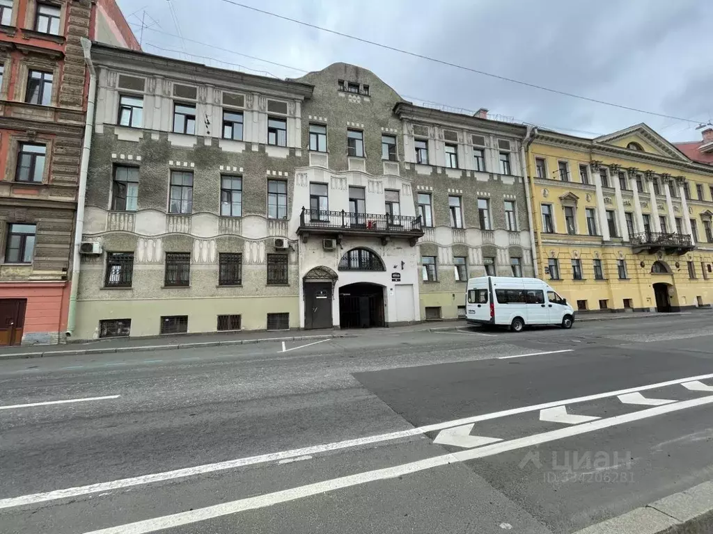 Помещение свободного назначения в Санкт-Петербург наб. Реки Фонтанки, ... - Фото 1