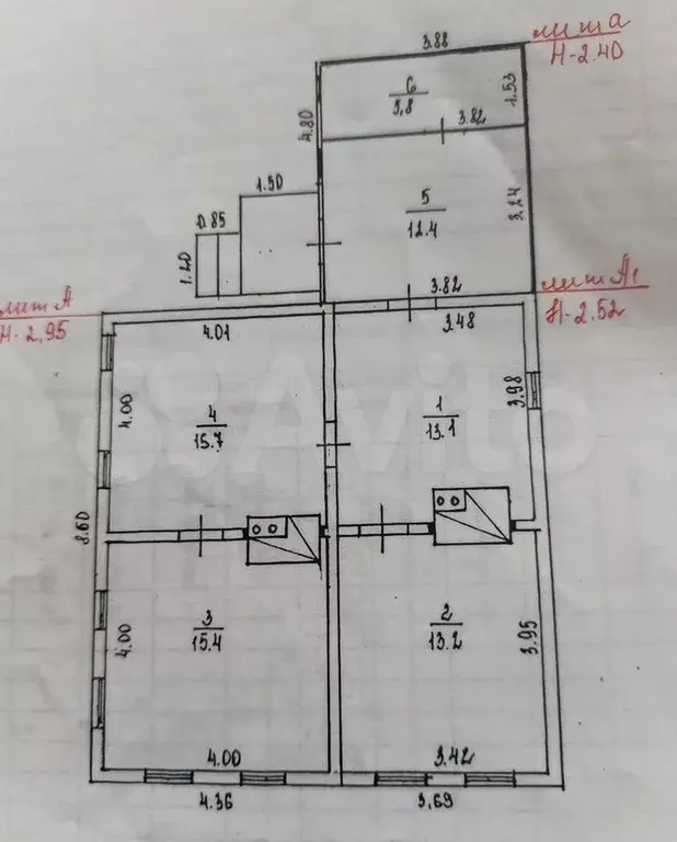 Дом 57,4 м на участке 30,6 сот. - Фото 0