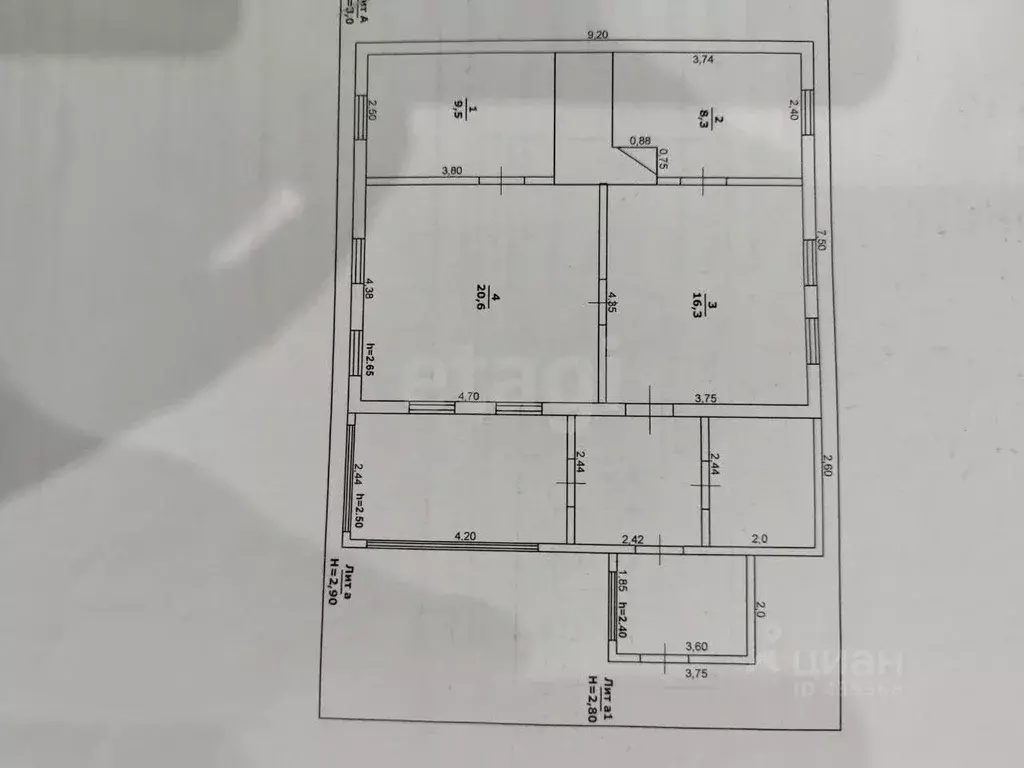 Дом в Белгородская область, Красненский район, Расховецкое с/пос, с. ... - Фото 2