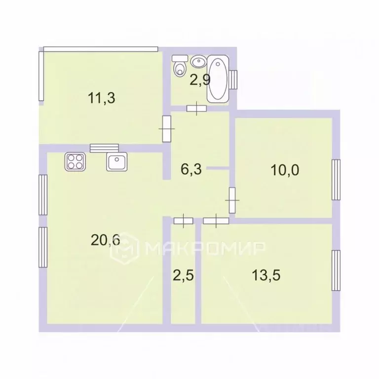 Дом в Ленинградская область, Выборгский район, Рощинское городское ... - Фото 2