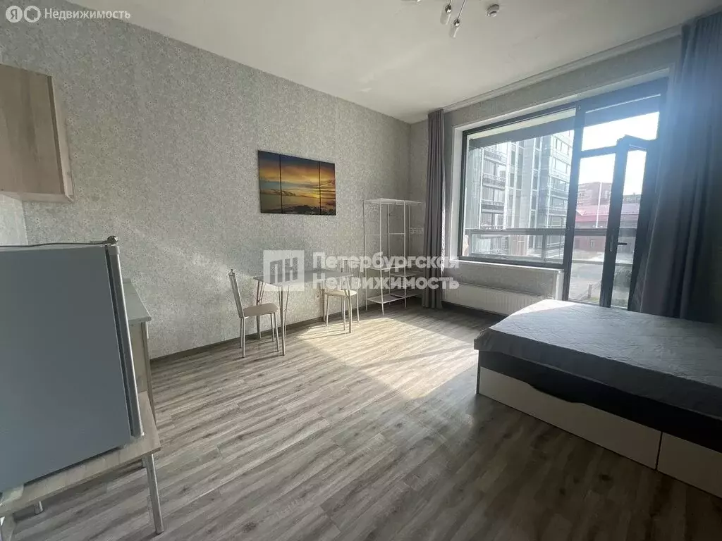 Квартира-студия: Санкт-Петербург, улица Александра Матросова, 1 (28.3 ... - Фото 1