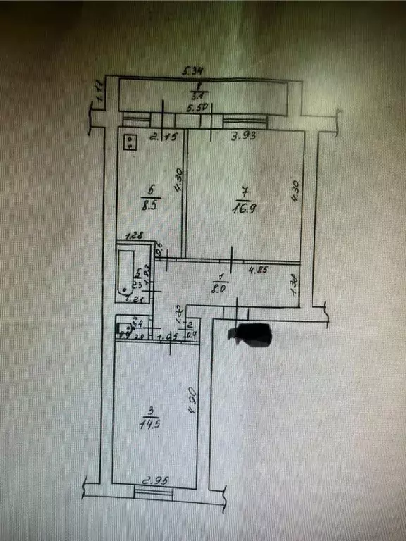 2-к кв. Краснодарский край, Анапа муниципальный округ, пос. ... - Фото 2