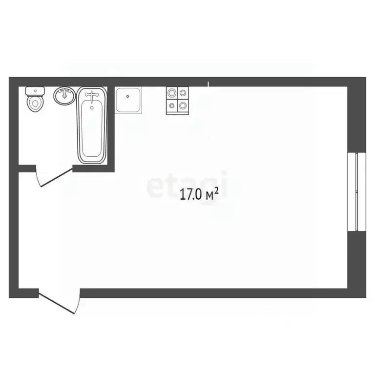 Комната Башкортостан, Стерлитамак Элеваторная ул., 82 (17.6 м) - Фото 2