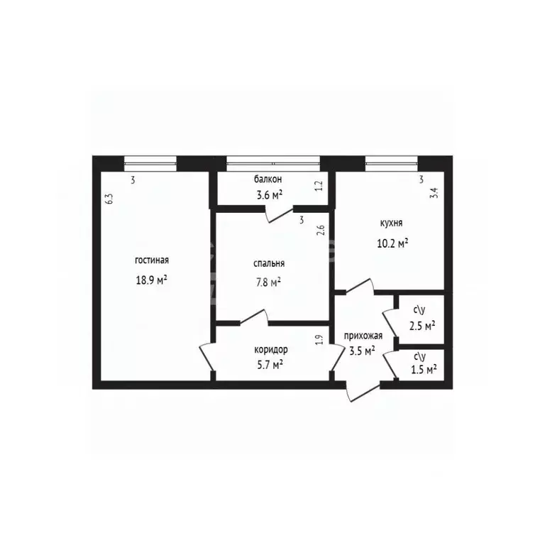 2-к кв. Дагестан, Дербентский район, с. Джалган ул. Дагестанская, 16 ... - Фото 2