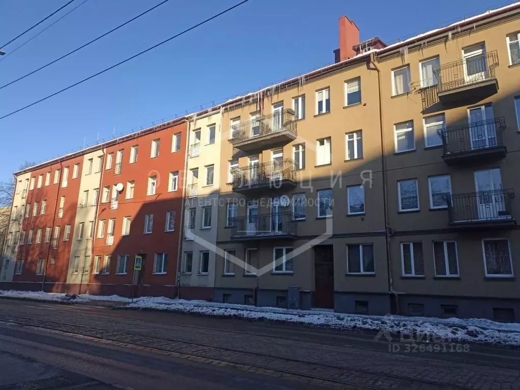 2-к кв. Калининградская область, Калининград Киевская ул., 114 (53.6 ... - Фото 1