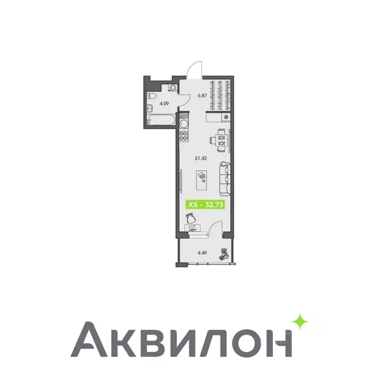 Студия Архангельская область, Архангельск Ломоносовский округ,  (32.73 ... - Фото 1